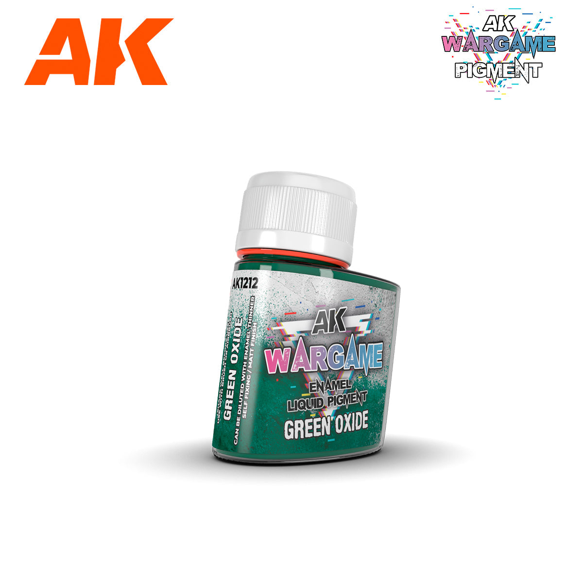 AK1212 GREEN OXIDE – ENAMEL LIQUID PIGMENT | GrognardGamesBatavia