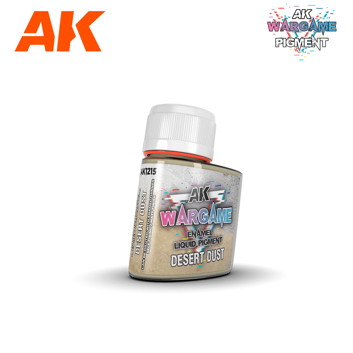 AK1215 DESERT DUST – ENAMEL LIQUID PIGMENT | GrognardGamesBatavia