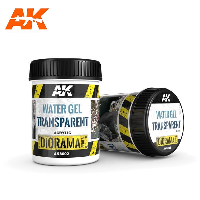 AK 8002 WATER GEL TRANSPARENT 250ML | GrognardGamesBatavia