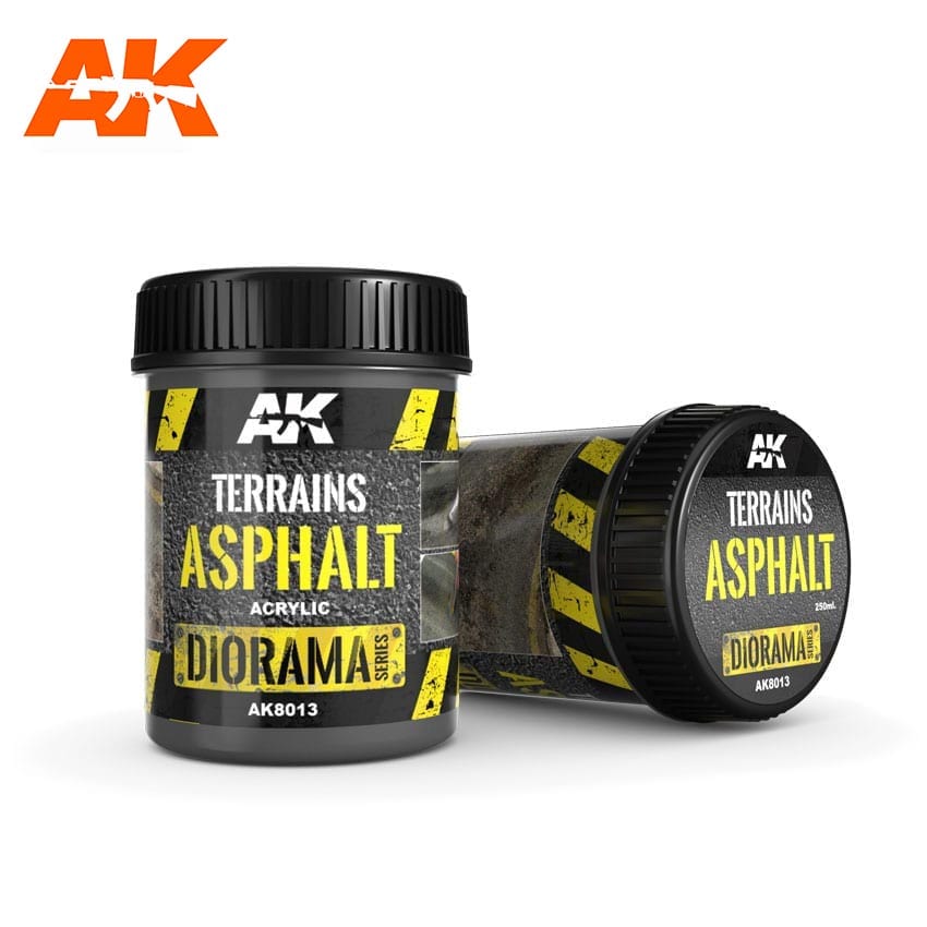 AK 8013 TERRAINS ASPHALT 250ML | GrognardGamesBatavia