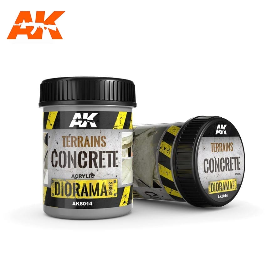 AK 8014 TERRAINS CONCRETE 250ML | GrognardGamesBatavia