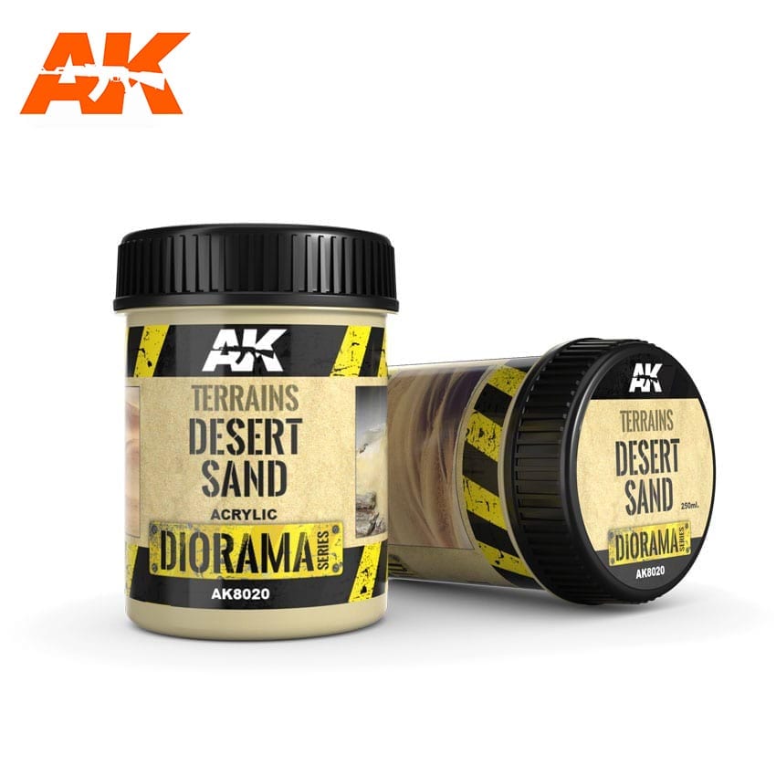 AK 8020 TERRAINS DESERT SAND 250ML | GrognardGamesBatavia