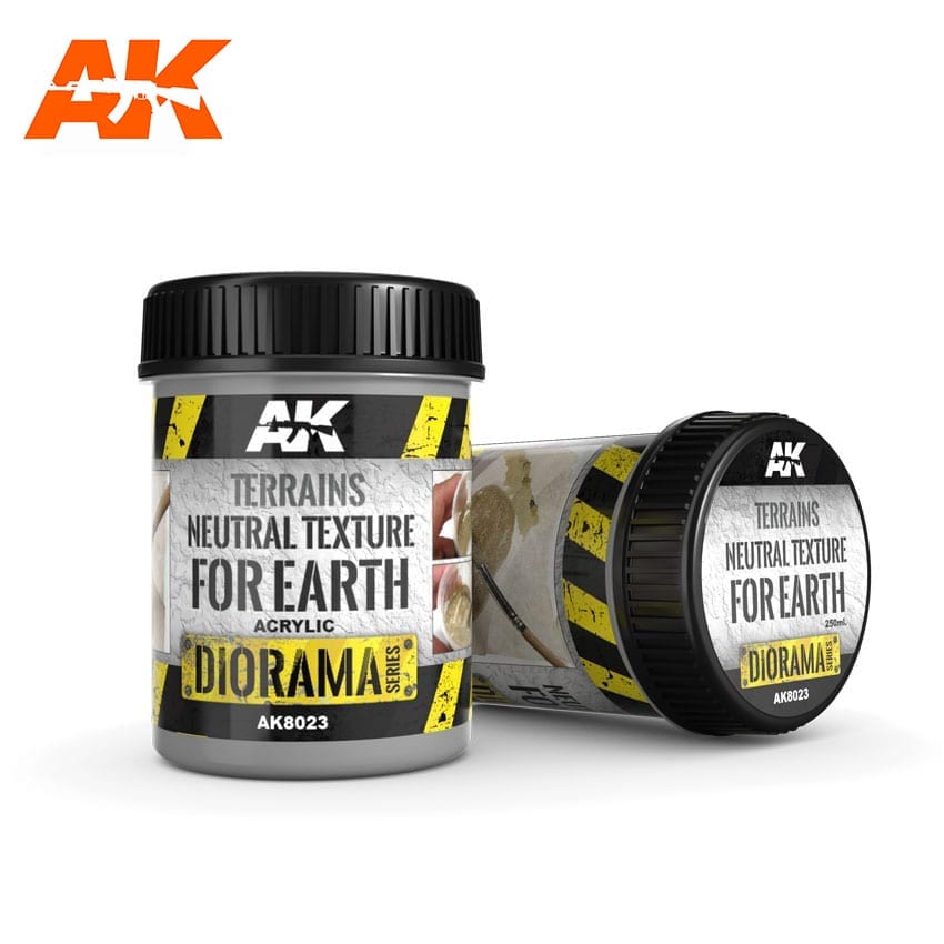 AK 8023 TERRAINS NEUTRAL TEXTURE FOR EARTH 250ML | GrognardGamesBatavia