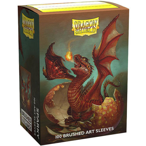 Dragon Shield Brushed Art Sleeves - Baby Dragon Sparky | GrognardGamesBatavia