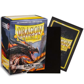 Dragon Shield Non-Glare Matte Black | GrognardGamesBatavia