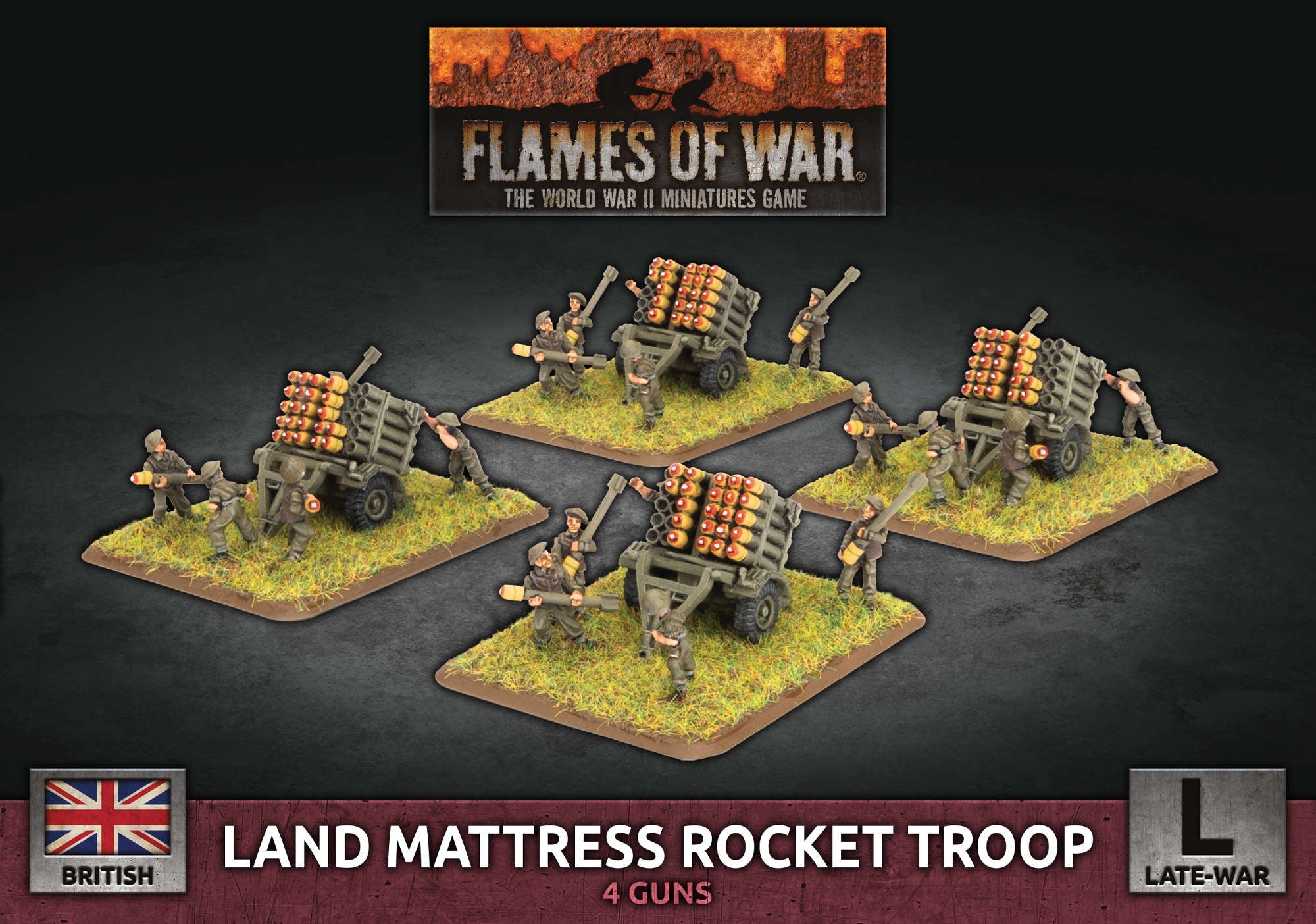 Flames of War - Land Mattress Rocket Troop | GrognardGamesBatavia