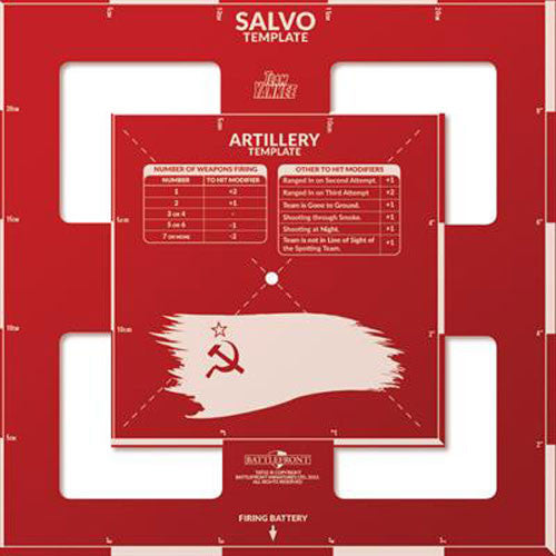 Team Yankee Soviet Salvo Template | GrognardGamesBatavia