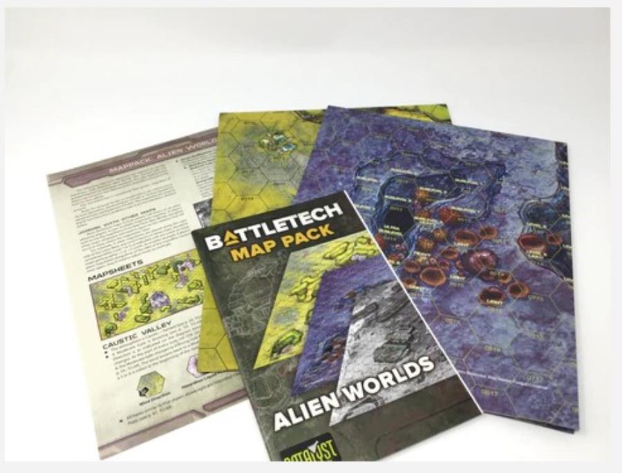 BattleTech: Map Pack - Alien Worlds | GrognardGamesBatavia