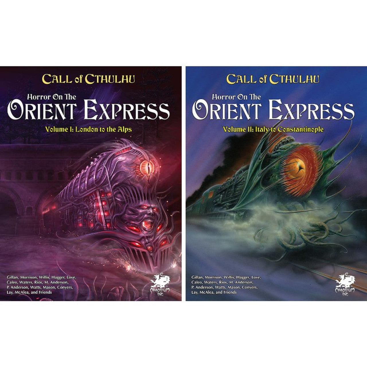 Call of Cthulhu 7th Edition RPG: Horror on the Orient Express - 2 Volume Set (Hardcover) | GrognardGamesBatavia