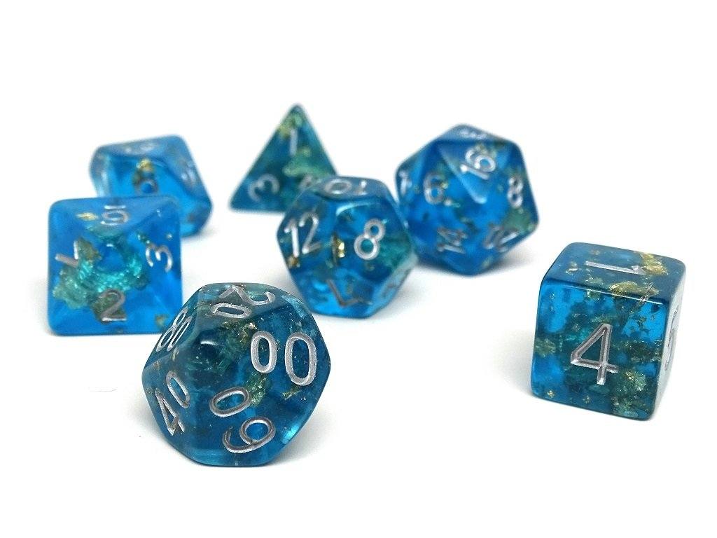 Ocean Floor Dice Set -Signature Font | GrognardGamesBatavia