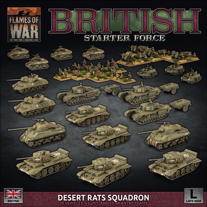 Flames of War: D-Day British Desert Rats Squadron | GrognardGamesBatavia