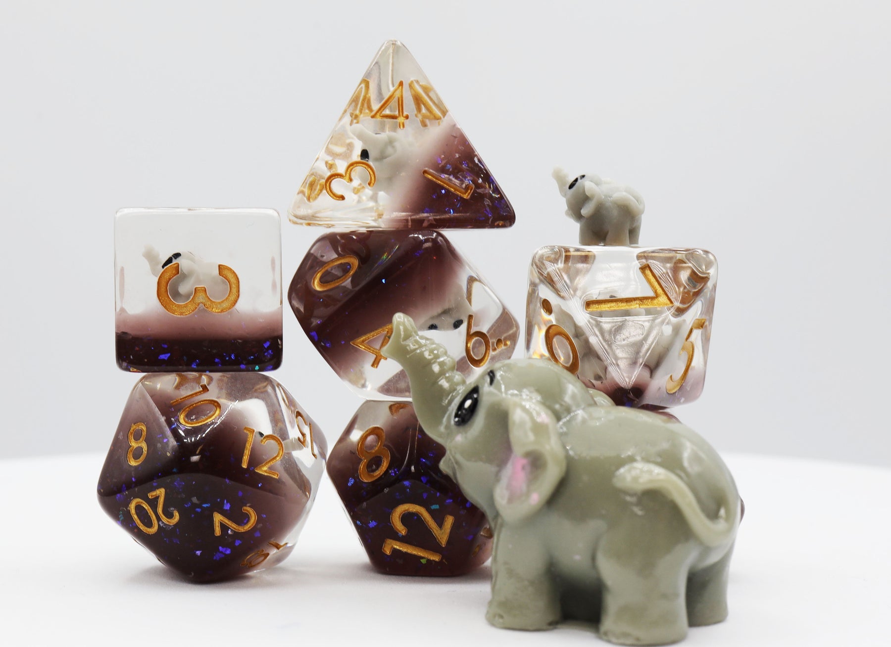 Foam Brain Games -Elephant RPG Dice Set | GrognardGamesBatavia