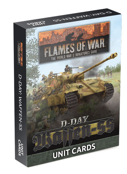Flames of War: D-Day Waffen-SS Unit Cards | GrognardGamesBatavia