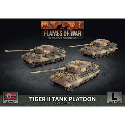 Flames of War WW2: German - Tiger II Tank Platoon | GrognardGamesBatavia