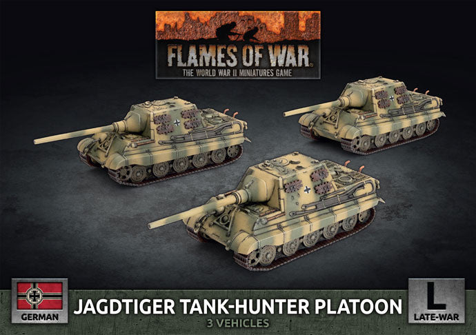 Flames of War WW2: German - Jagdtiger Tank-Hunter Platoon | GrognardGamesBatavia