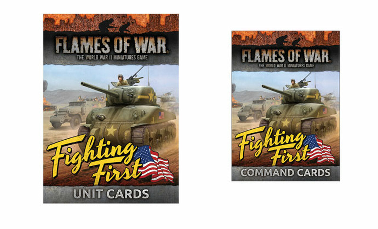 FW256-UCB American Fighting First Unit and Command Cards | GrognardGamesBatavia