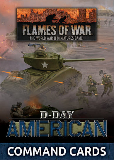 Flames of War: D-Day American Command Cards | GrognardGamesBatavia