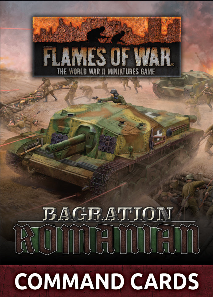 Flames of War Bagration: Romanian Command Cards (FW269RC) | GrognardGamesBatavia