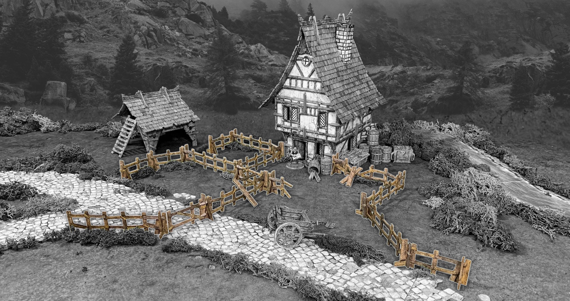 Battle Systems: WOODEN FENCING | GrognardGamesBatavia