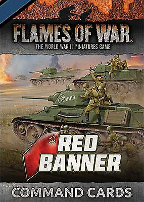 Red Banner Command Cards | GrognardGamesBatavia