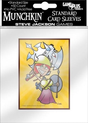 Munchkin Standard Card Sleeves - Female Barbarian | GrognardGamesBatavia