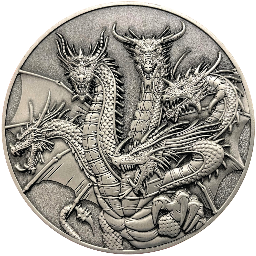 Goliath Coin - Five-Headed Dragon | GrognardGamesBatavia