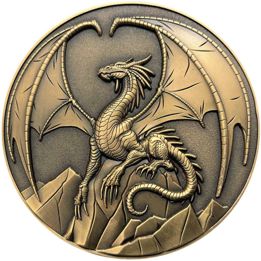 Goliath Coin - Lawful Dragon | GrognardGamesBatavia