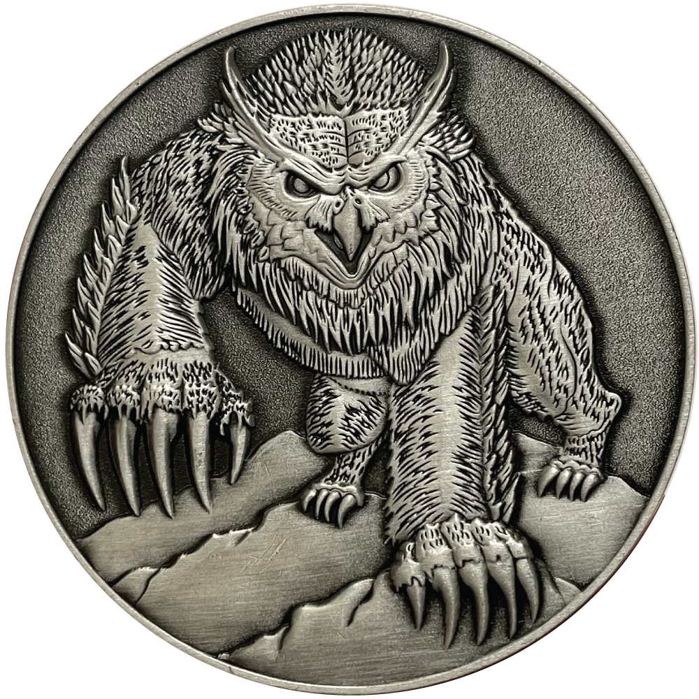 Goliath Coin - Owlbear | GrognardGamesBatavia