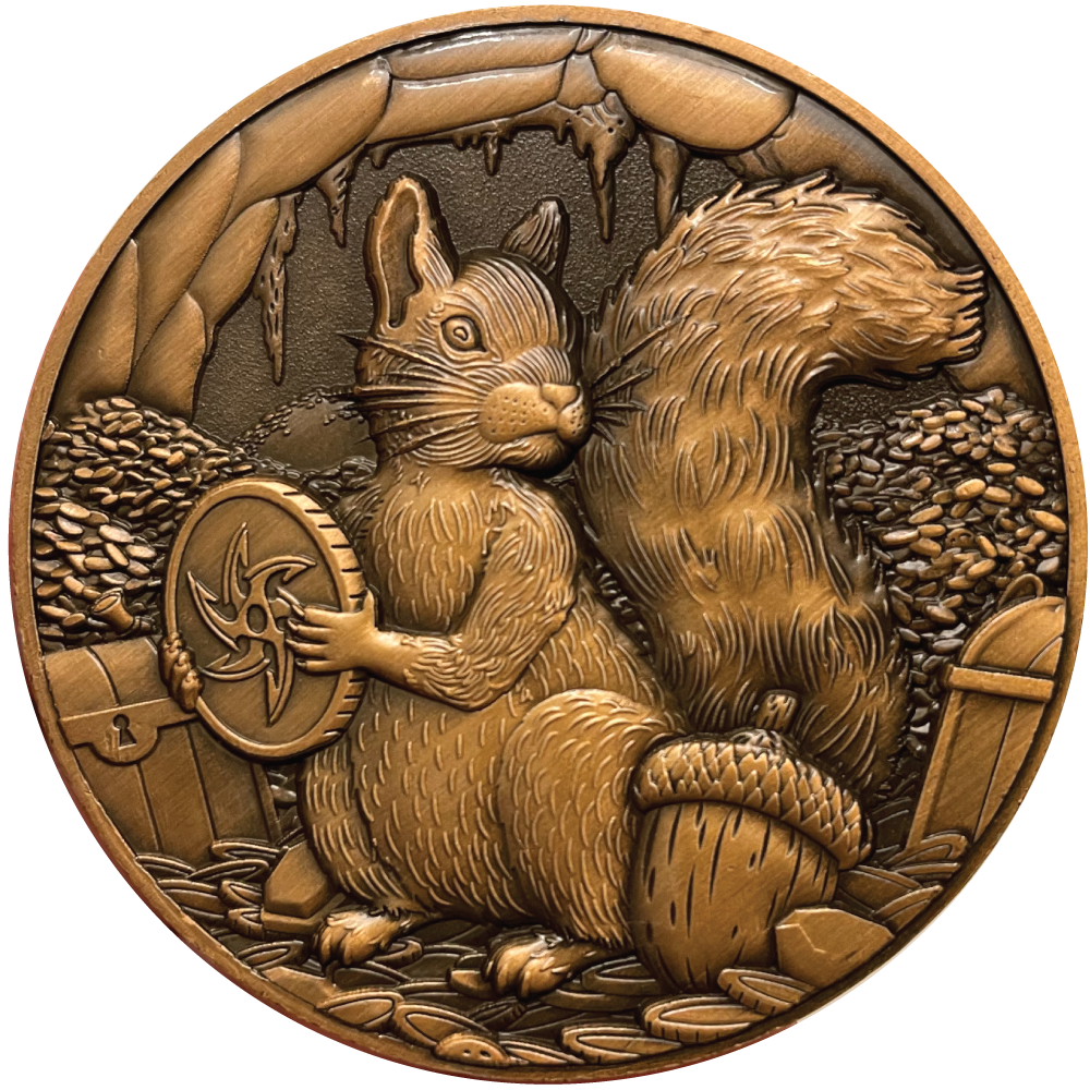 Goliath Coin - Squirrel | GrognardGamesBatavia