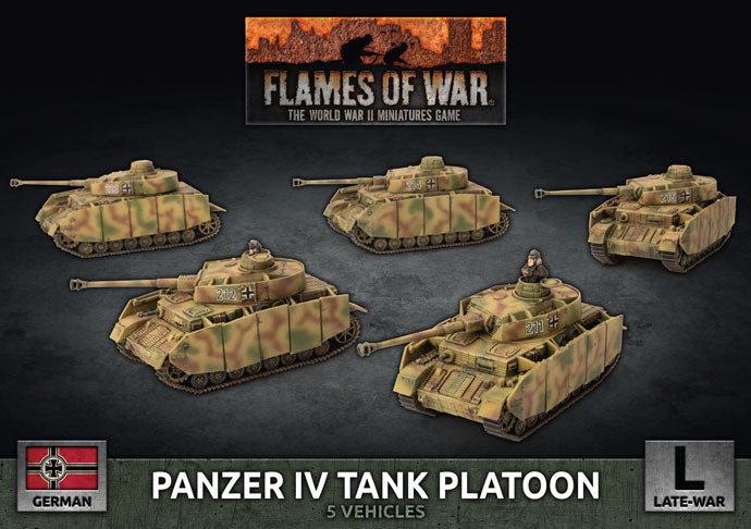 Panzer IV Tank Platoon (Plastic) (GBX142) | GrognardGamesBatavia