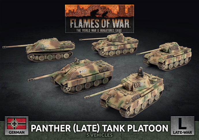 Panther (Late) Tank Platoon (GBX181) | GrognardGamesBatavia