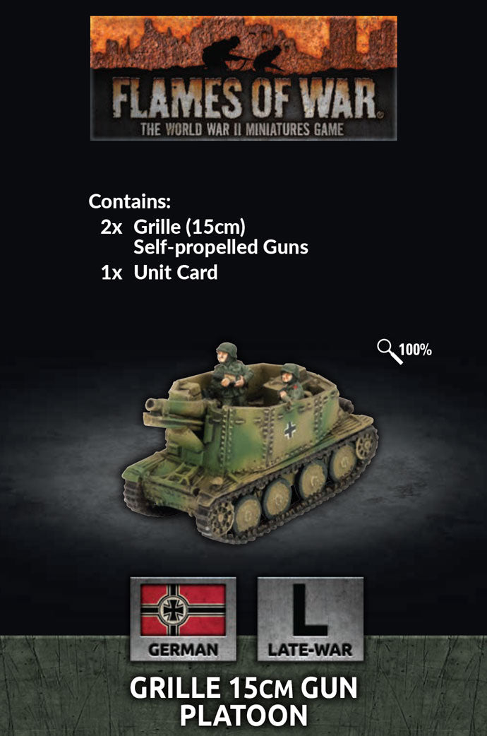 Grille 15cm Gun Platoon | GrognardGamesBatavia