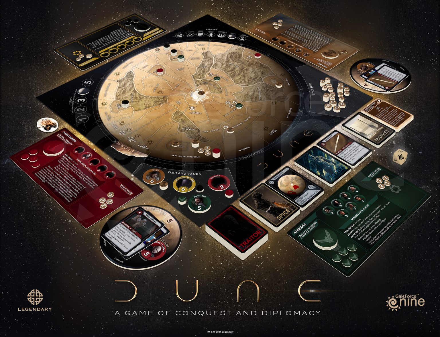 Dune: A Game of Conquest and Diplomacy | GrognardGamesBatavia