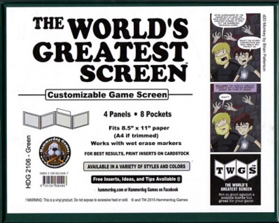 The World's Greatest Screen - Green | GrognardGamesBatavia