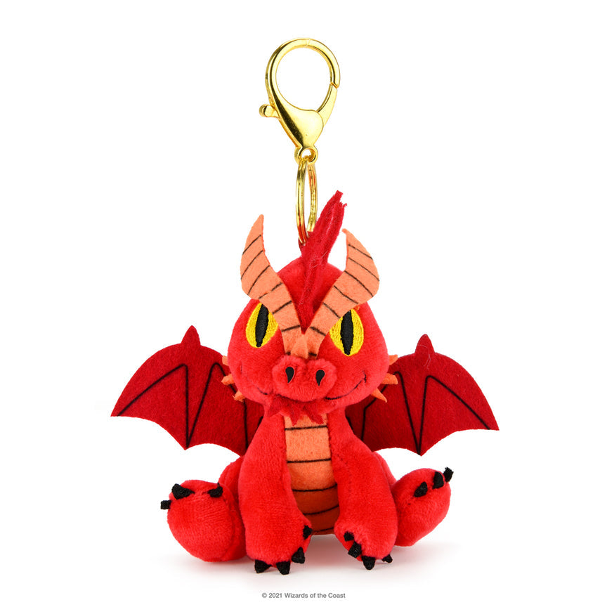 Dungeons and Dragons Plush Charm - Red Dragon | GrognardGamesBatavia