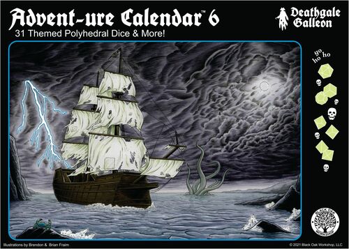 Advent-ure Dice Calendar 6: Deathgale Galleon | GrognardGamesBatavia