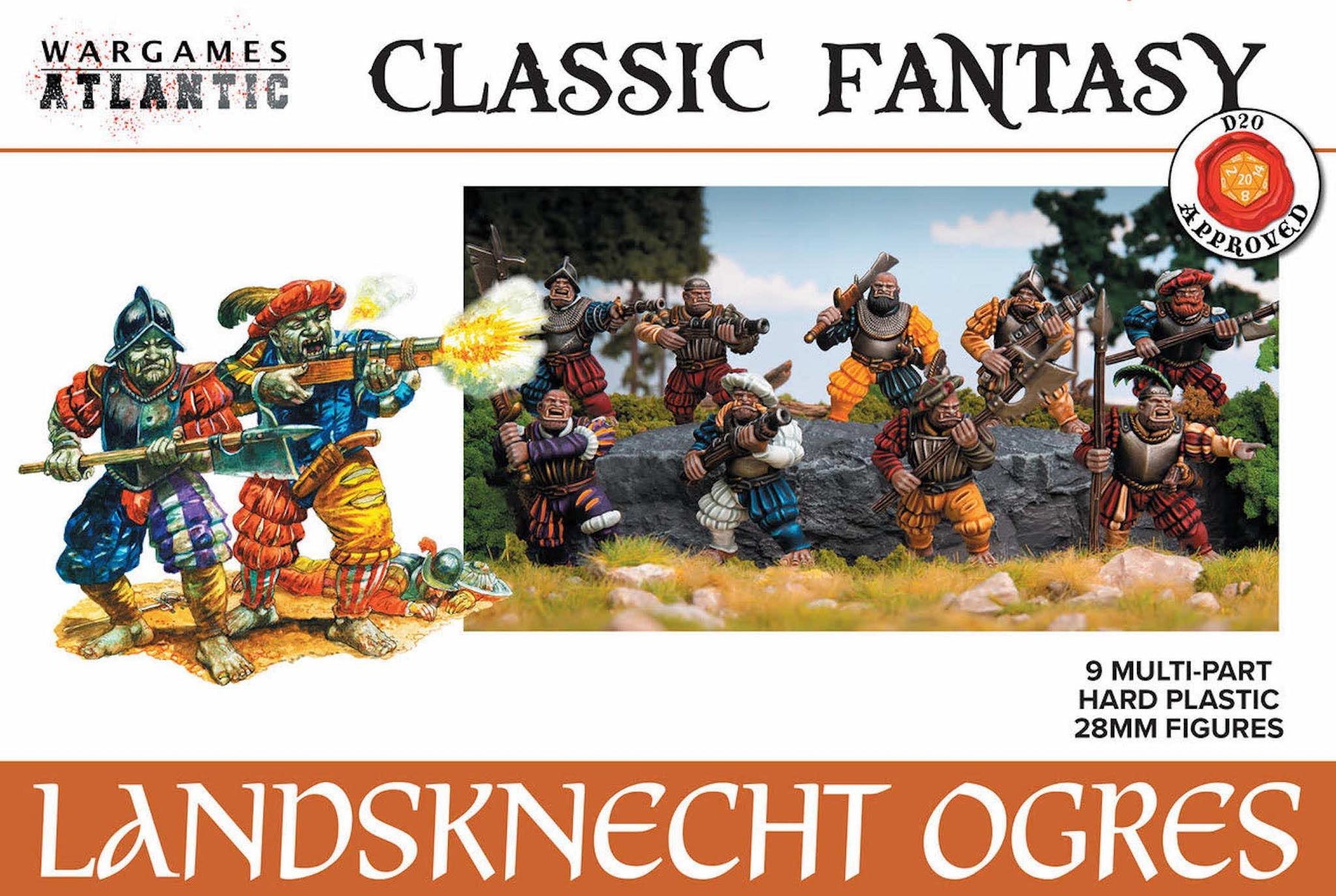 Classic Fantasy - Landsknecht Ogres (9) | GrognardGamesBatavia