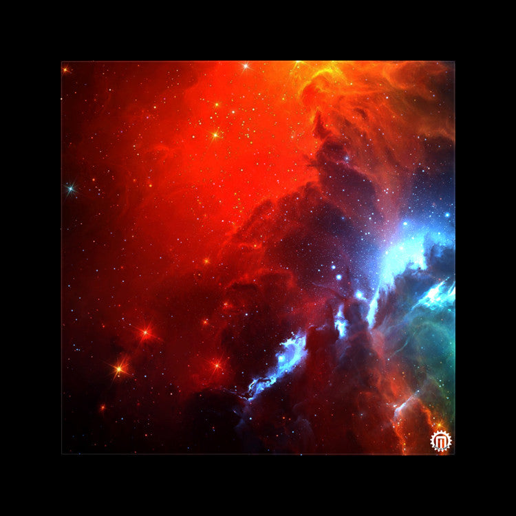 Mats by Mars: Fire Storm Tabletop Wargaming Space Play Mat 36"x36" | GrognardGamesBatavia