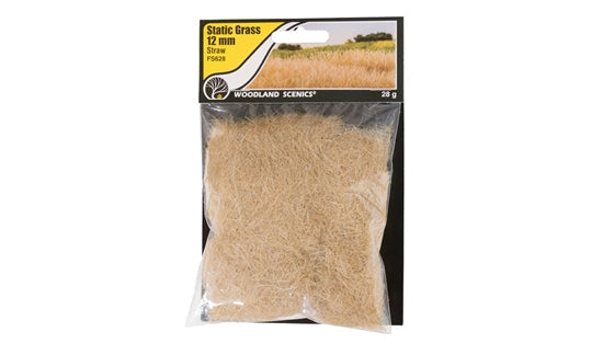 Woodland Scenics Static Grass 12mm Straw | GrognardGamesBatavia