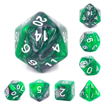 EMERALD ORE RPG DICE SET | GrognardGamesBatavia