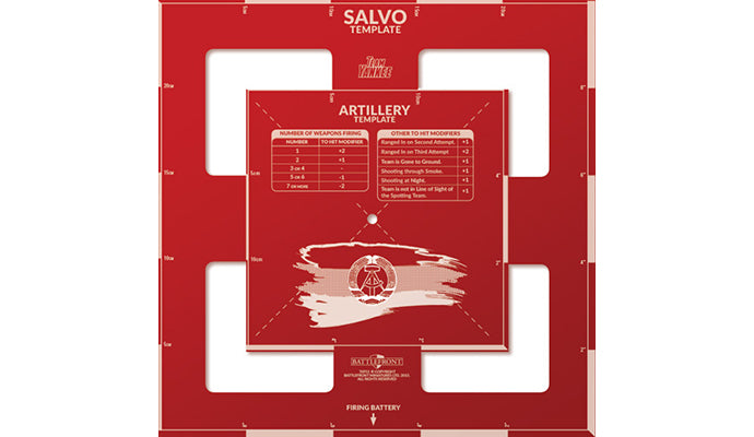 Team Yankee East German Salvo Template | GrognardGamesBatavia