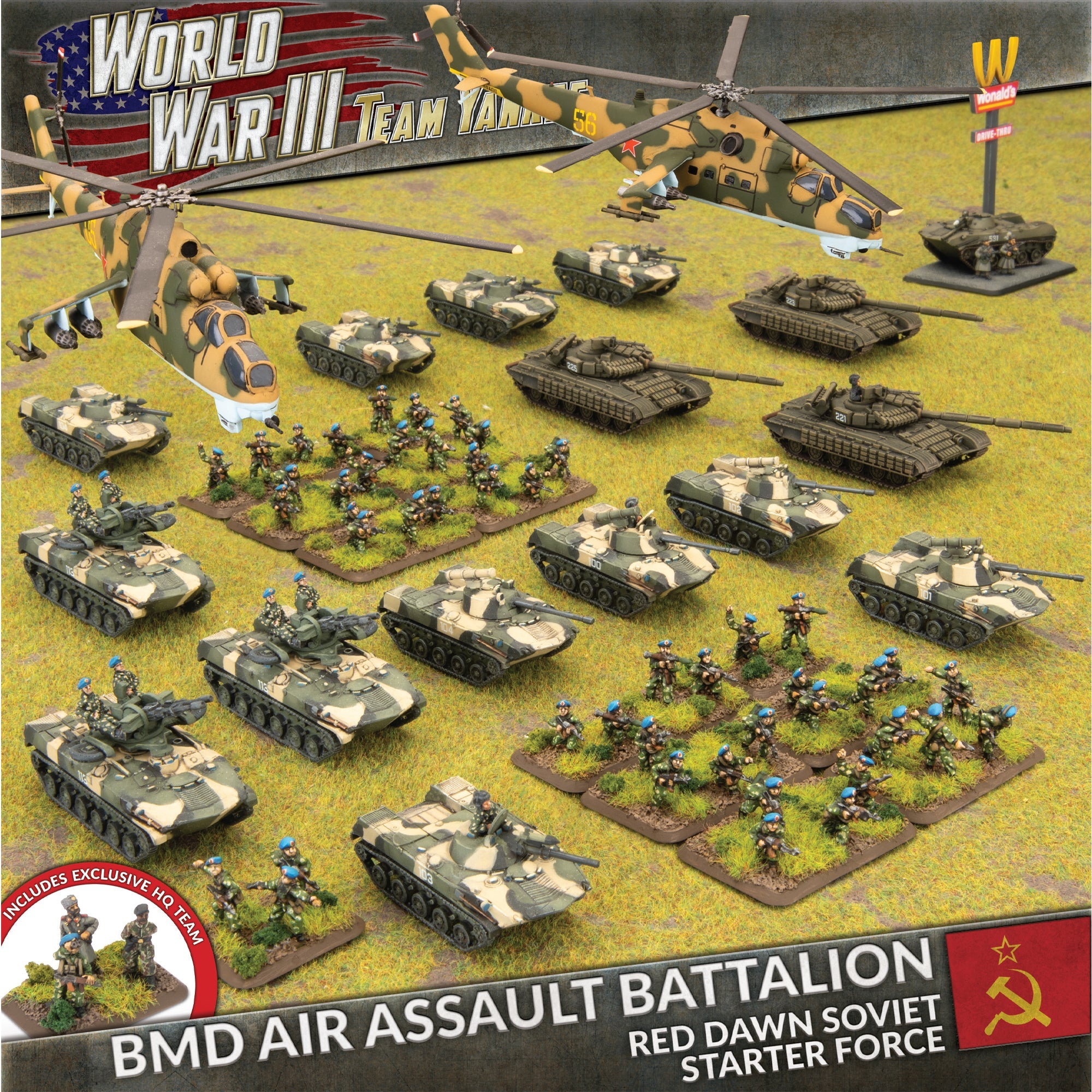 Red Dawn Soviet Starter Force BMD Air Assault Battalion | GrognardGamesBatavia