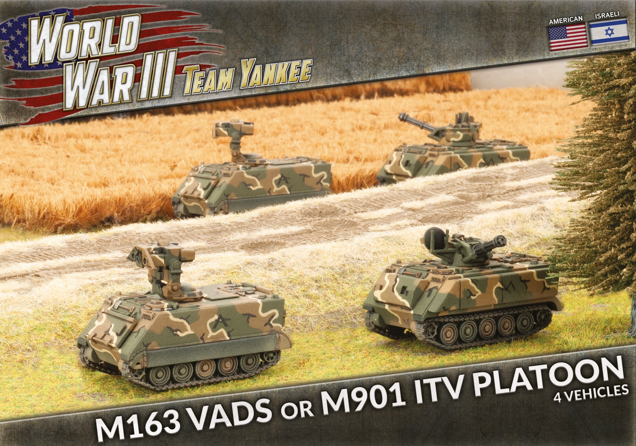 Team Yankee: M163 VADS or M901 ITV Platoon | GrognardGamesBatavia