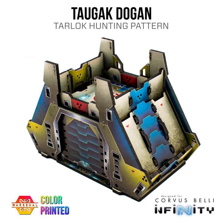 Infinity Warsenal MDF Terrain Set: Taugak Dogan Color Print Tarlok Hunting | GrognardGamesBatavia