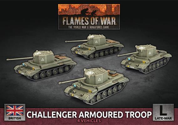 Flames of War - Challenger Armoured Troop | GrognardGamesBatavia