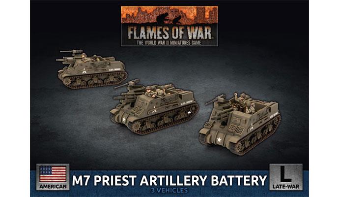 US M7 Priest Artillery Battery | GrognardGamesBatavia