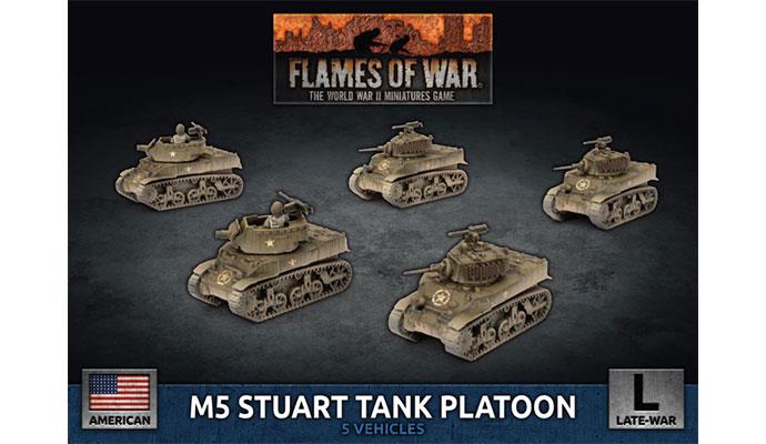 M5 Stuart Tank Platoon | GrognardGamesBatavia