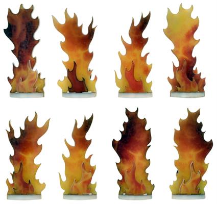 Flames of War Destroyed Markers (x8 Markers) AT005 | GrognardGamesBatavia