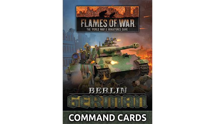 Flames of War: Berlin German Command Cards | GrognardGamesBatavia