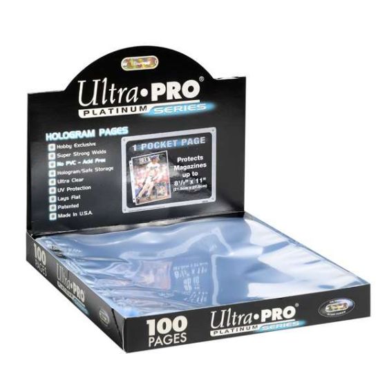 Ultra Pro 1 Pocket Page (Clear) | GrognardGamesBatavia